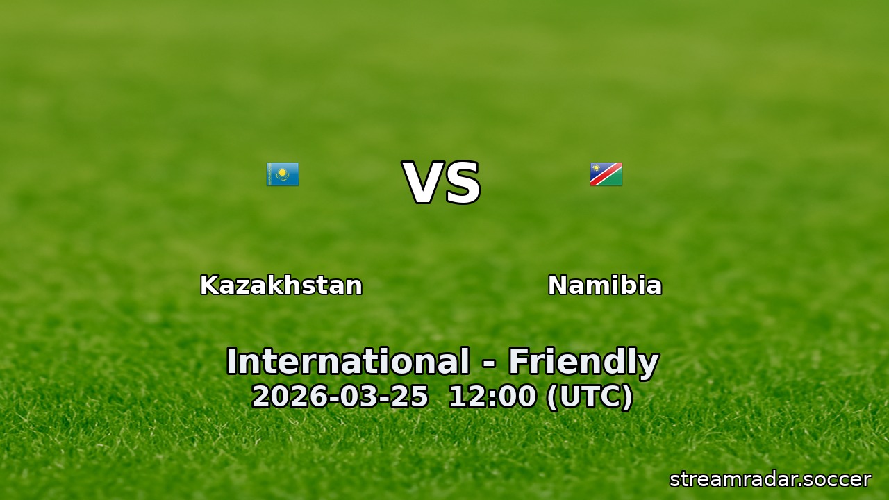 Kazakhstan vs Namibia