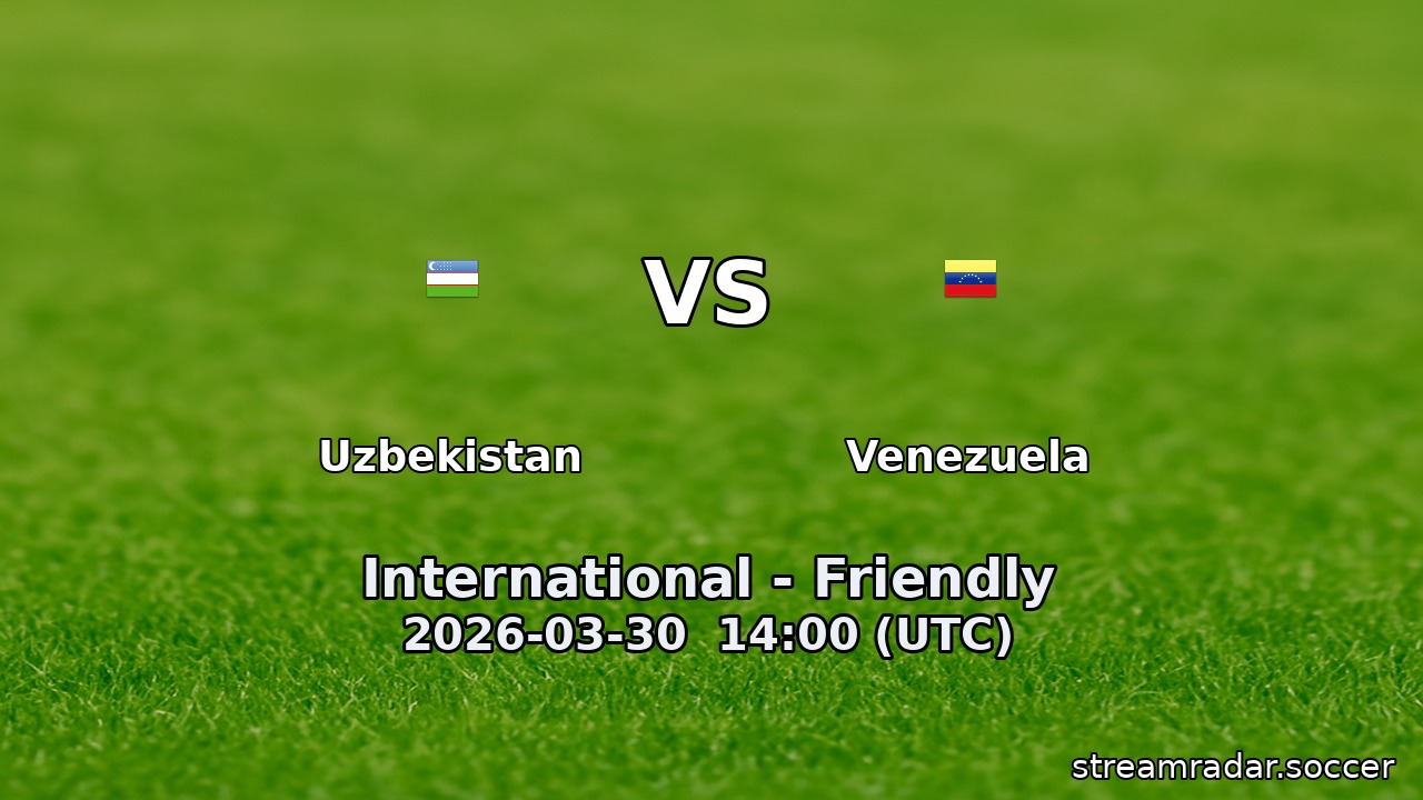 Uzbekistan vs Venezuela