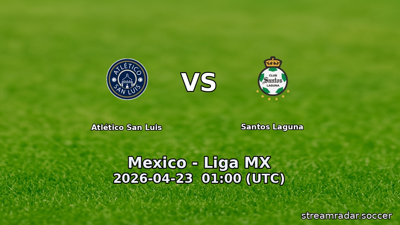 Atlético San Luis vs Santos Laguna