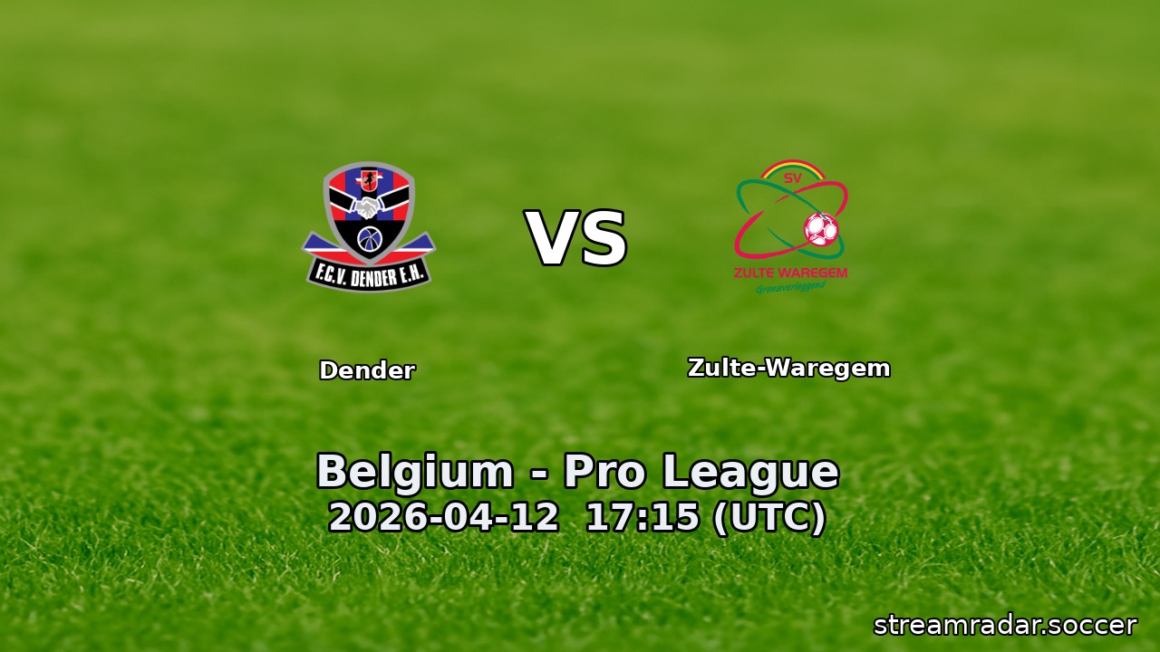 Dender vs Zulte-Waregem
