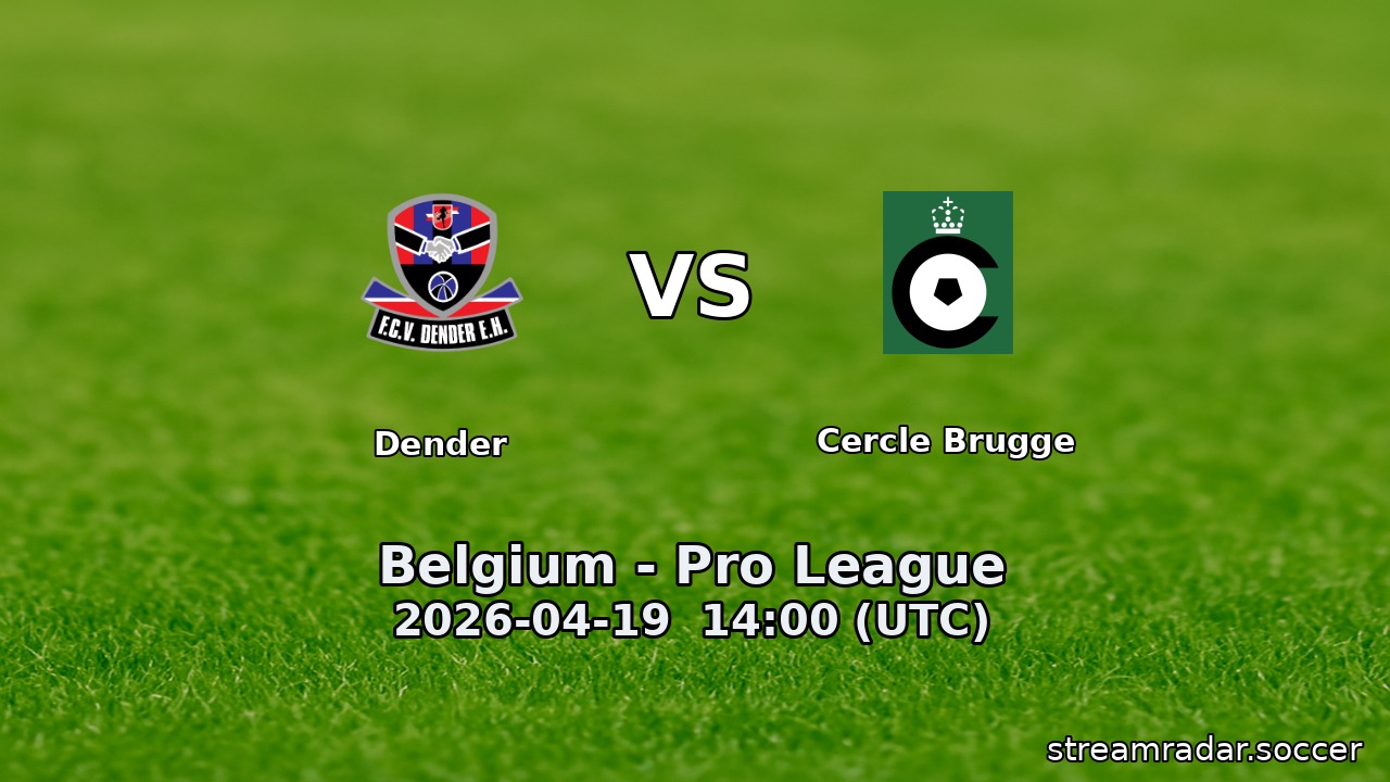 Dender vs Cercle Brugge