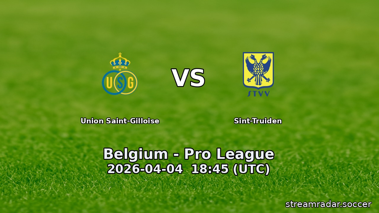 Union Saint-Gilloise vs Sint-Truiden