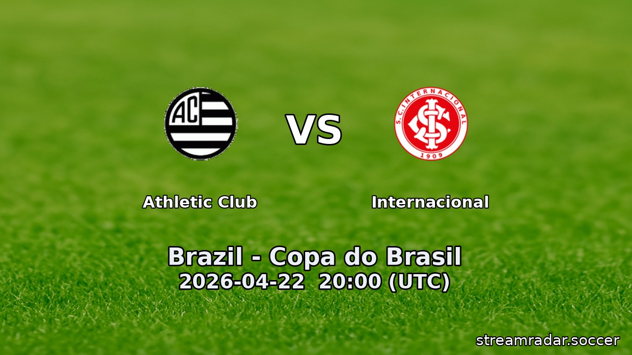 Athletic Club vs Internacional