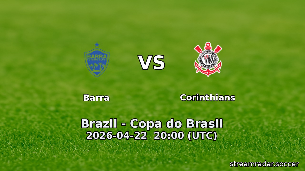 Barra vs Corinthians