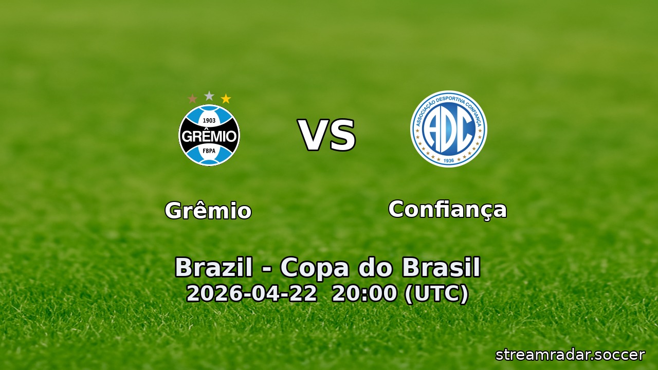 Grêmio vs Confiança