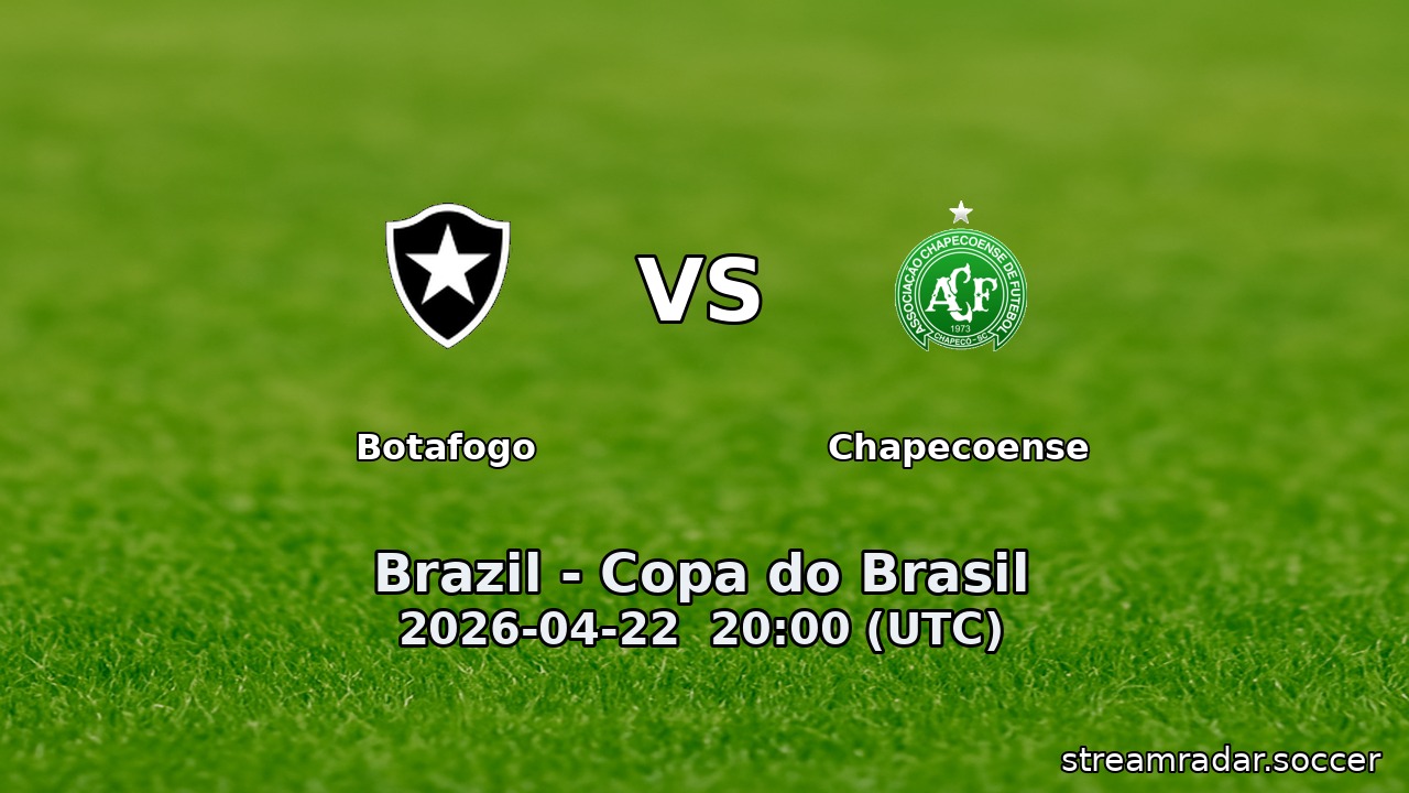 Botafogo vs Chapecoense