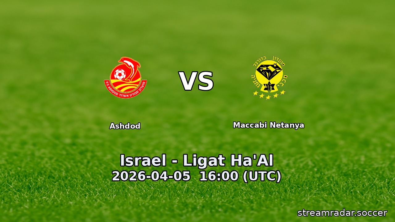 Ashdod vs Maccabi Netanya