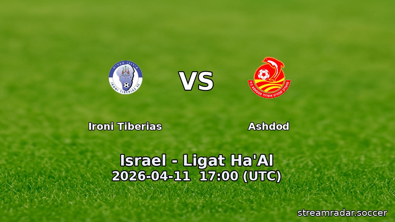 Ironi Tiberias vs Ashdod