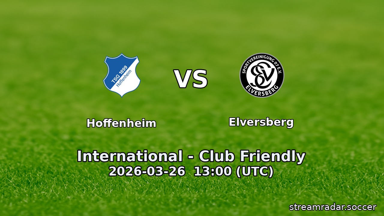 Hoffenheim vs Elversberg