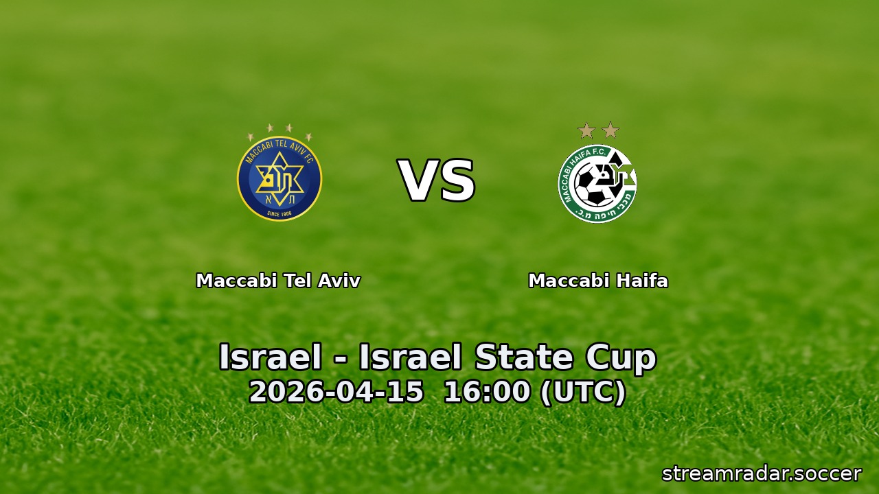 Maccabi Tel Aviv vs Maccabi Haifa