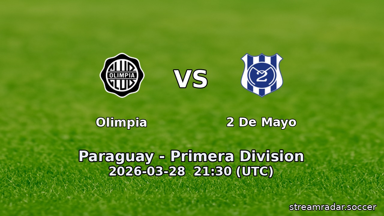 Olimpia vs 2 De Mayo