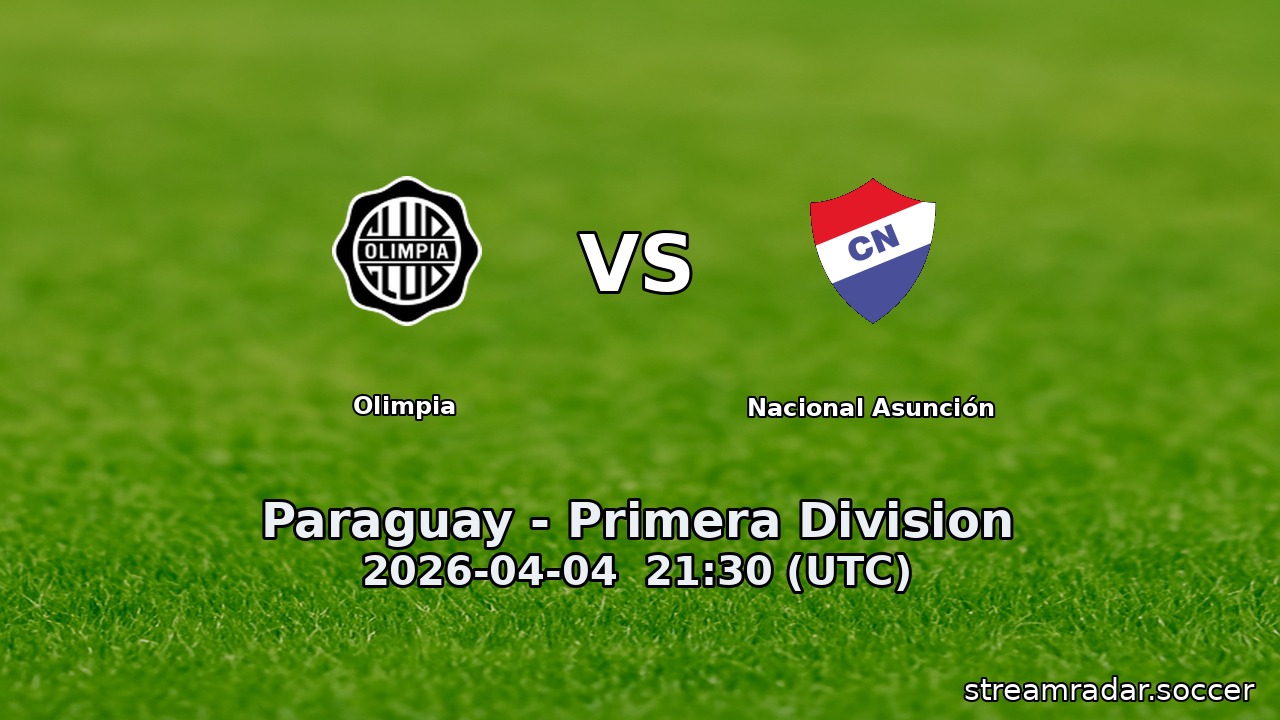 Olimpia vs Nacional Asunción