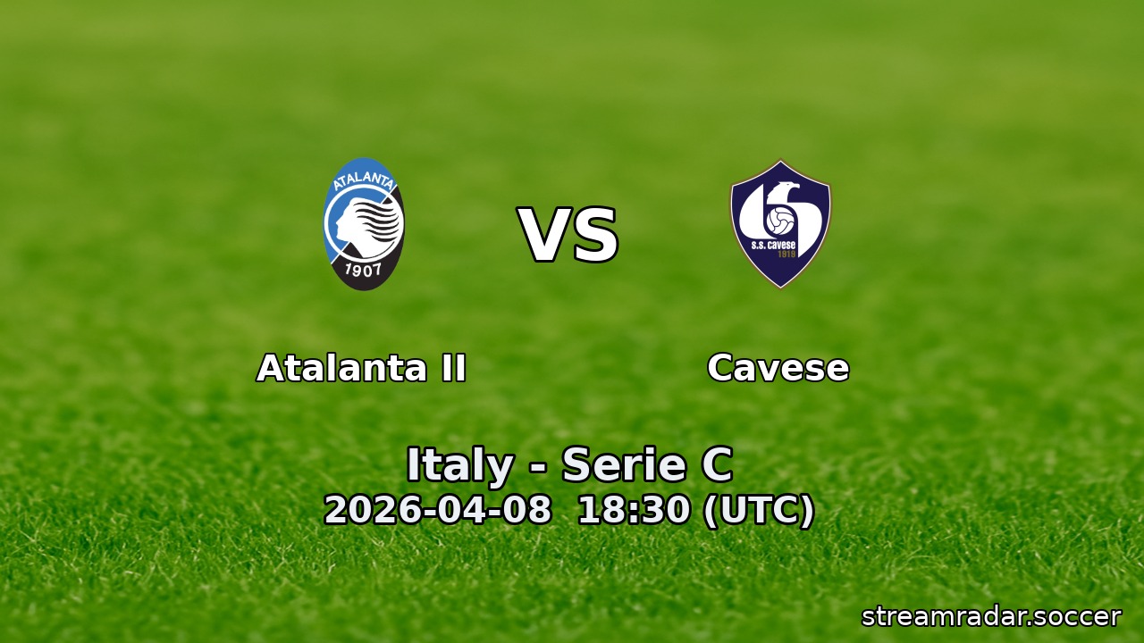 Atalanta II vs Cavese