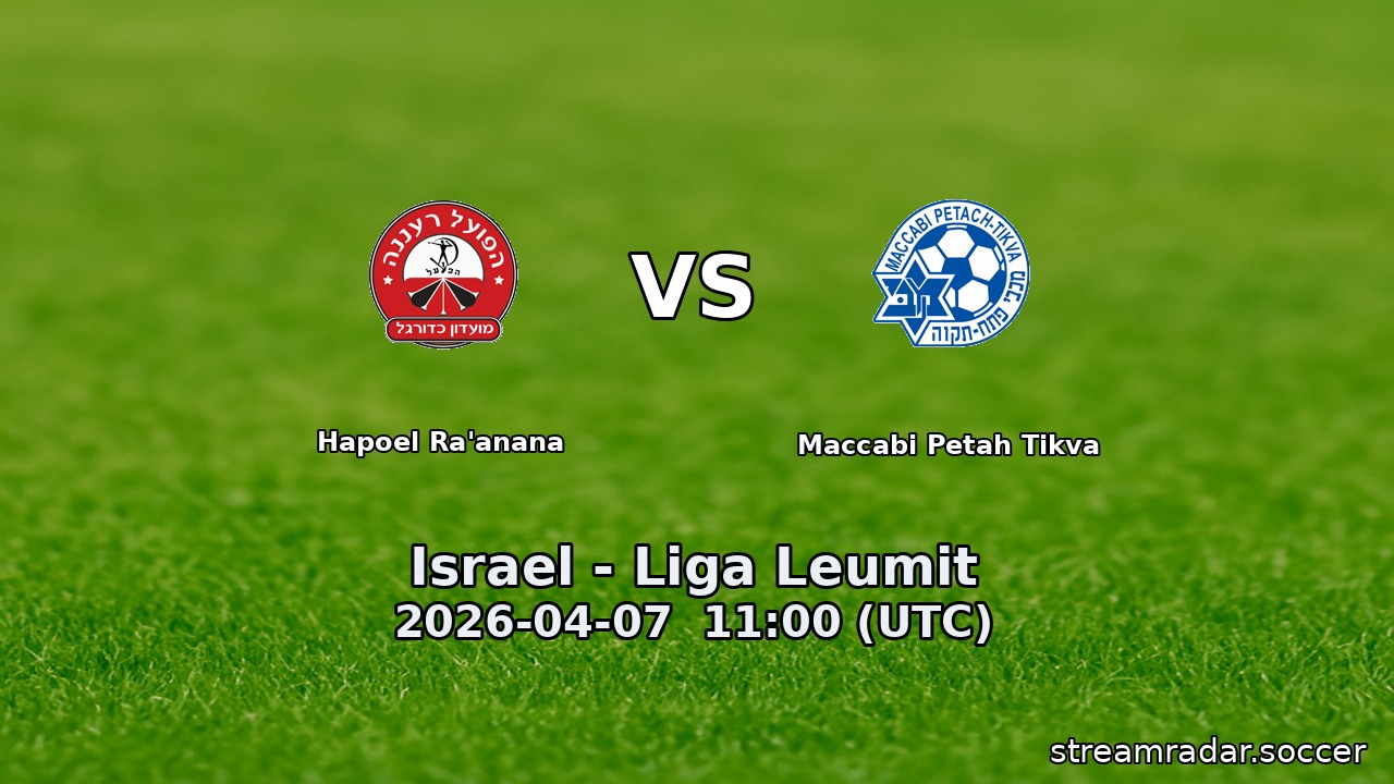 Hapoel Ra'anana vs Maccabi Petah Tikva