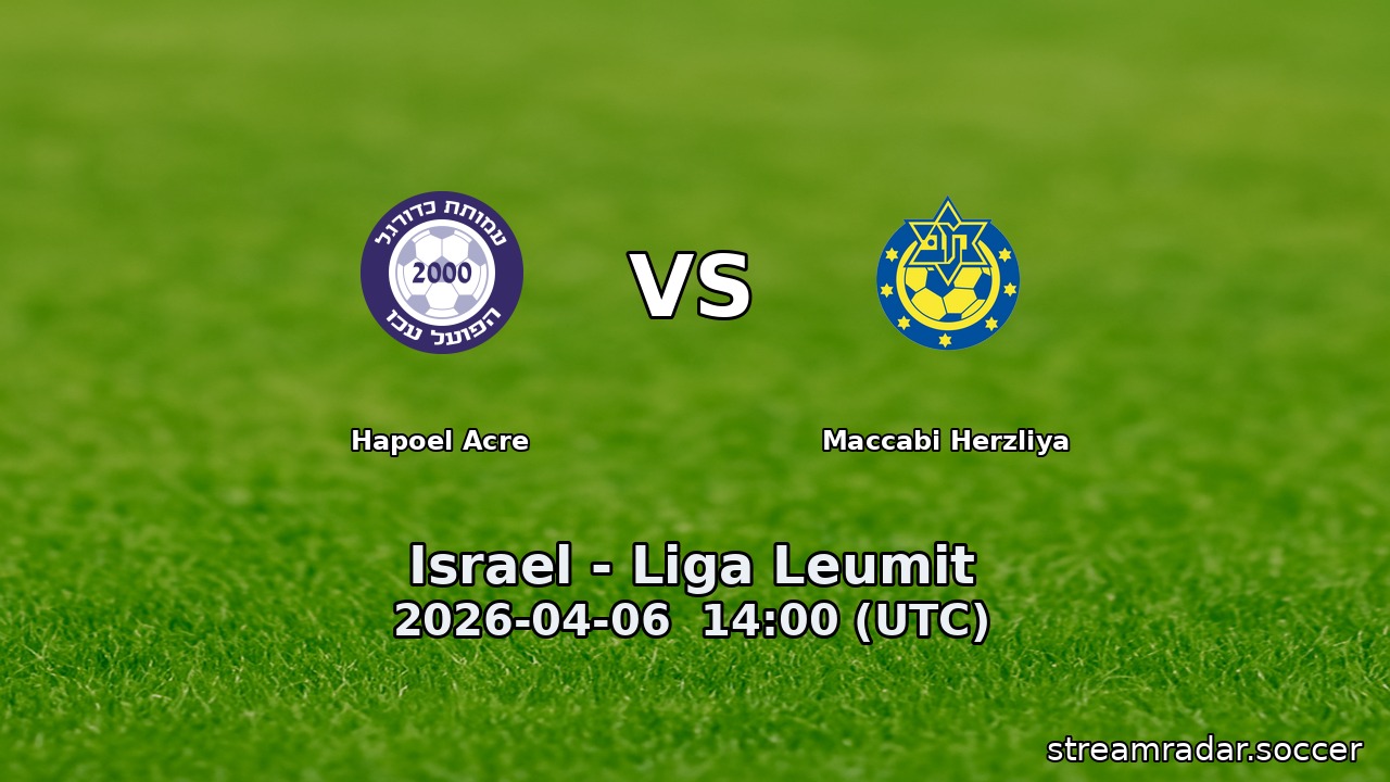 Hapoel Acre vs Maccabi Herzliya