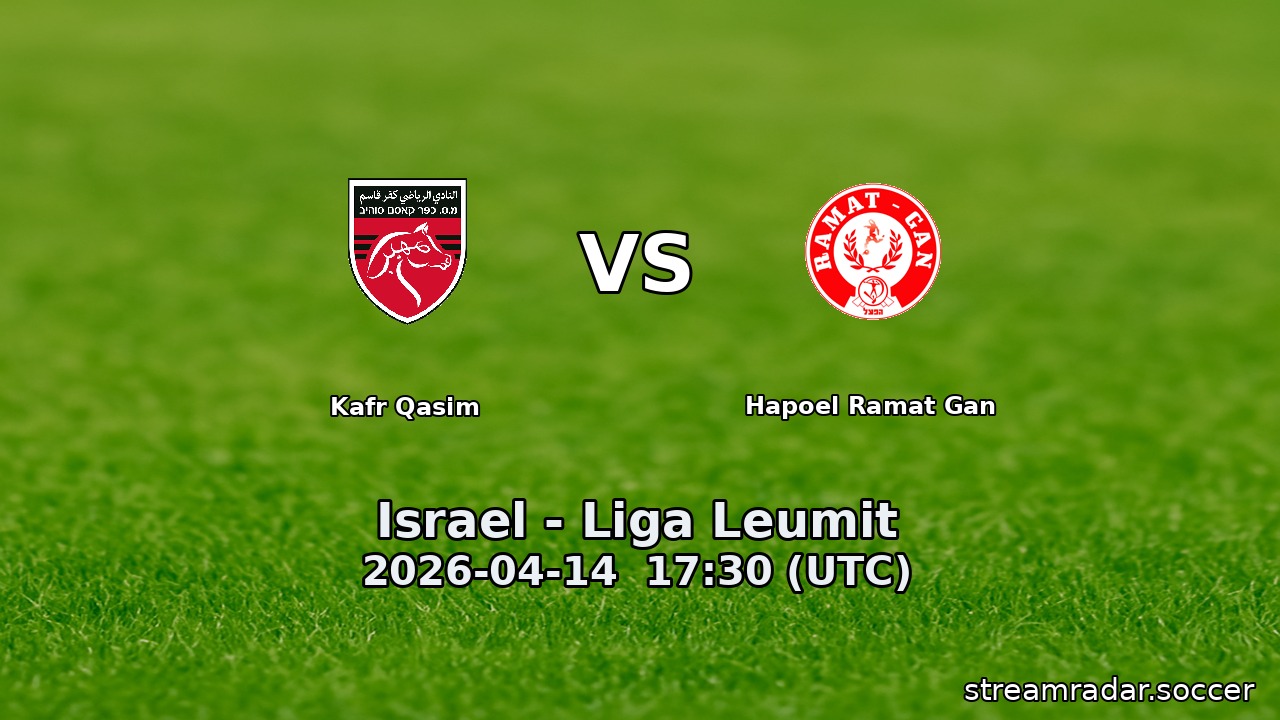 Kafr Qasim vs Hapoel Ramat Gan
