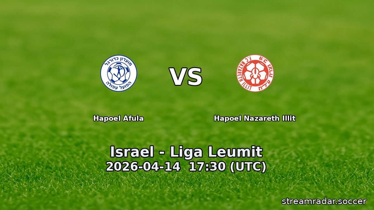 Hapoel Afula vs Hapoel Nazareth Illit