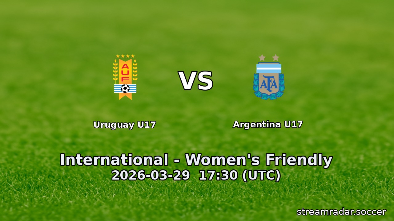 Uruguay U17 vs Argentina U17