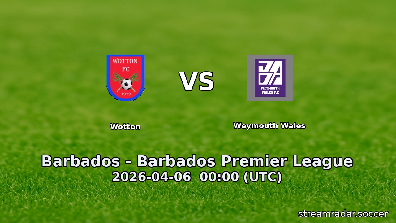 Wotton vs Weymouth Wales