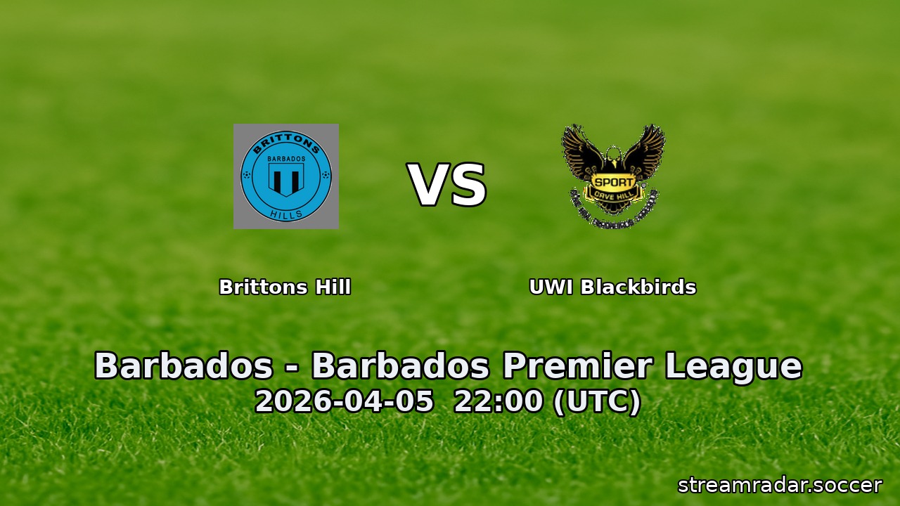 Brittons Hill vs UWI Blackbirds