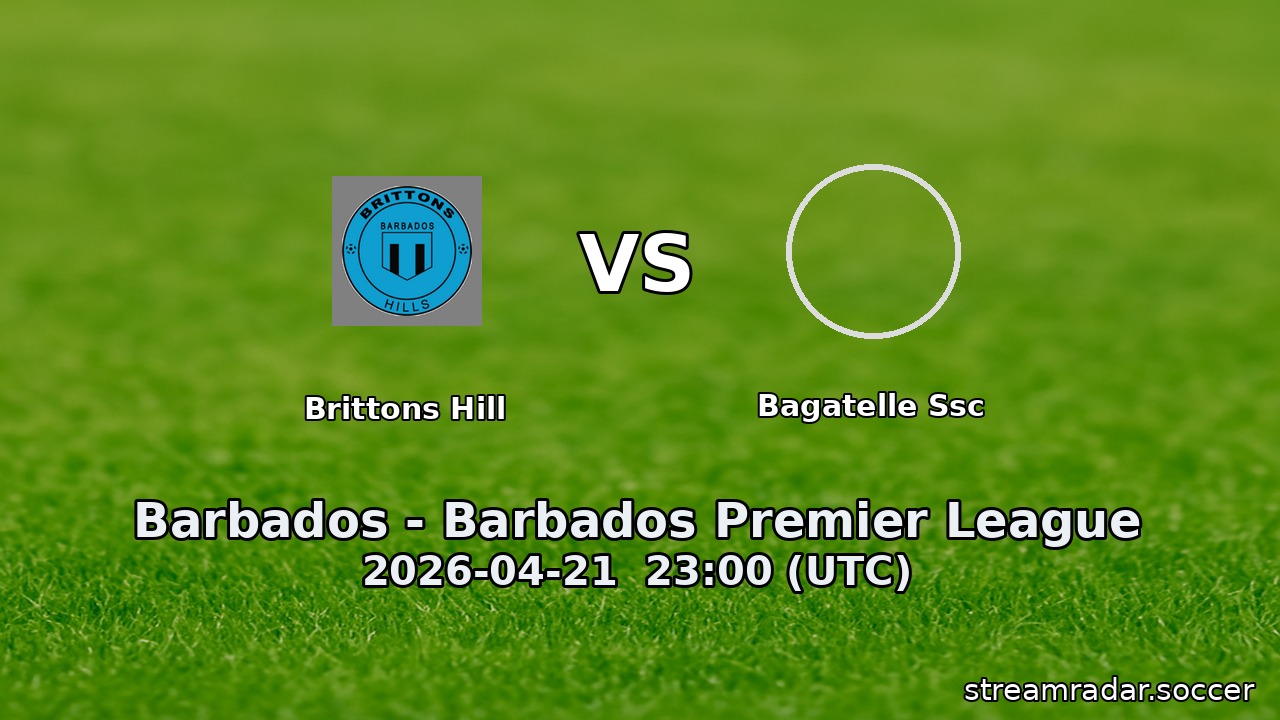 Brittons Hill vs Bagatelle Ssc