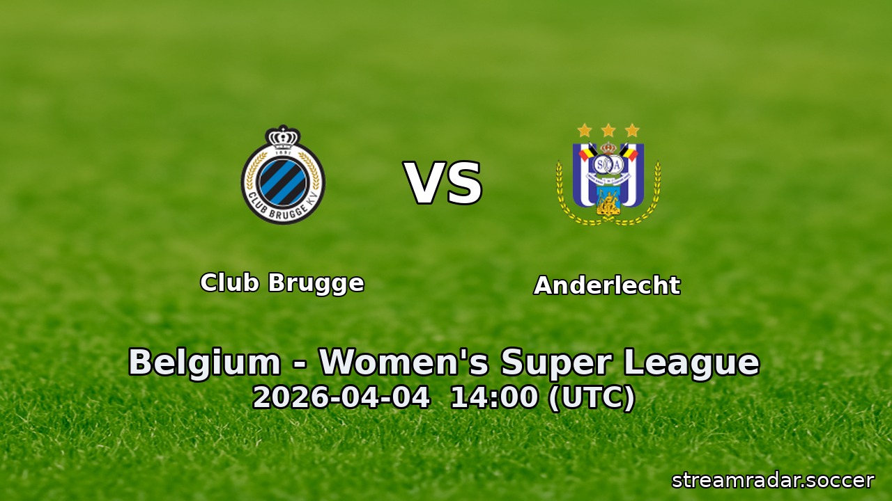 Club Brugge vs Anderlecht