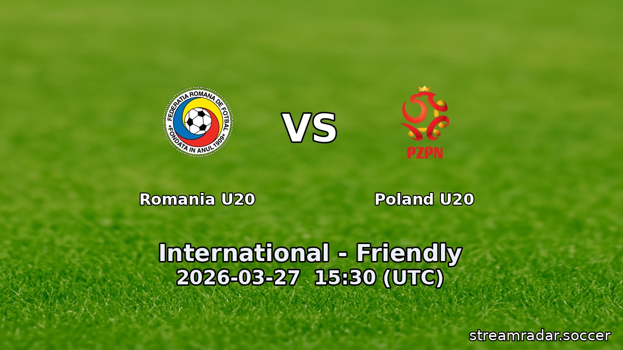 Romania U20 vs Poland U20