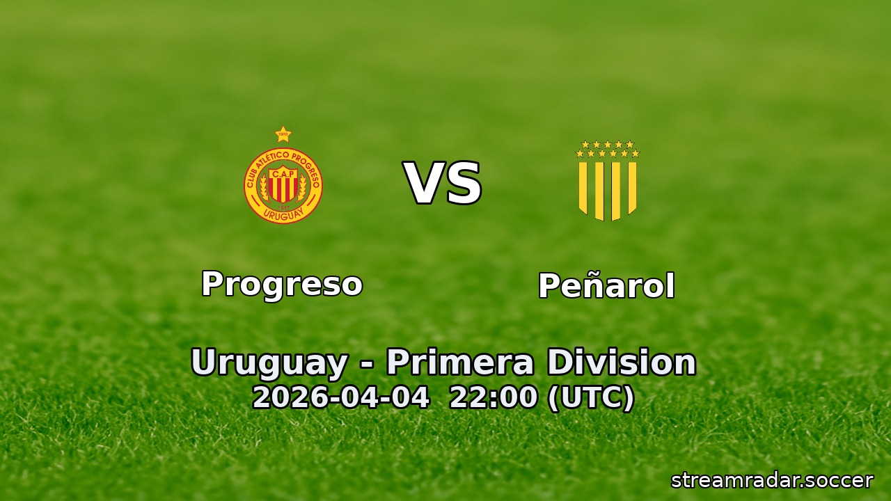 Progreso vs Peñarol