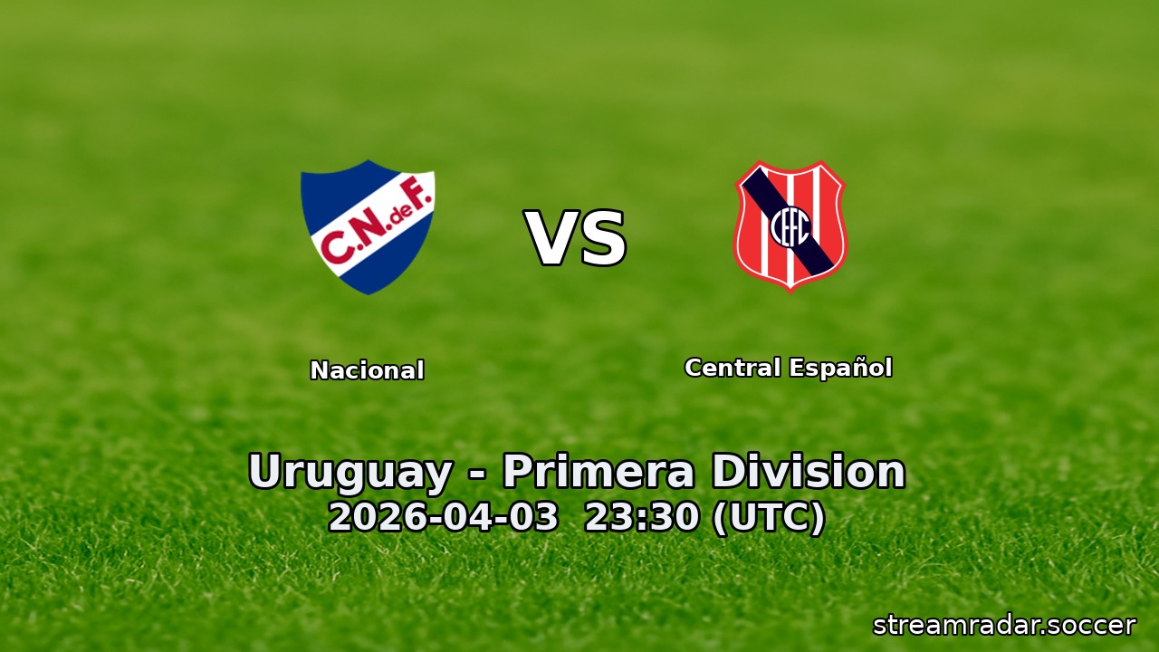 Nacional vs Central Español