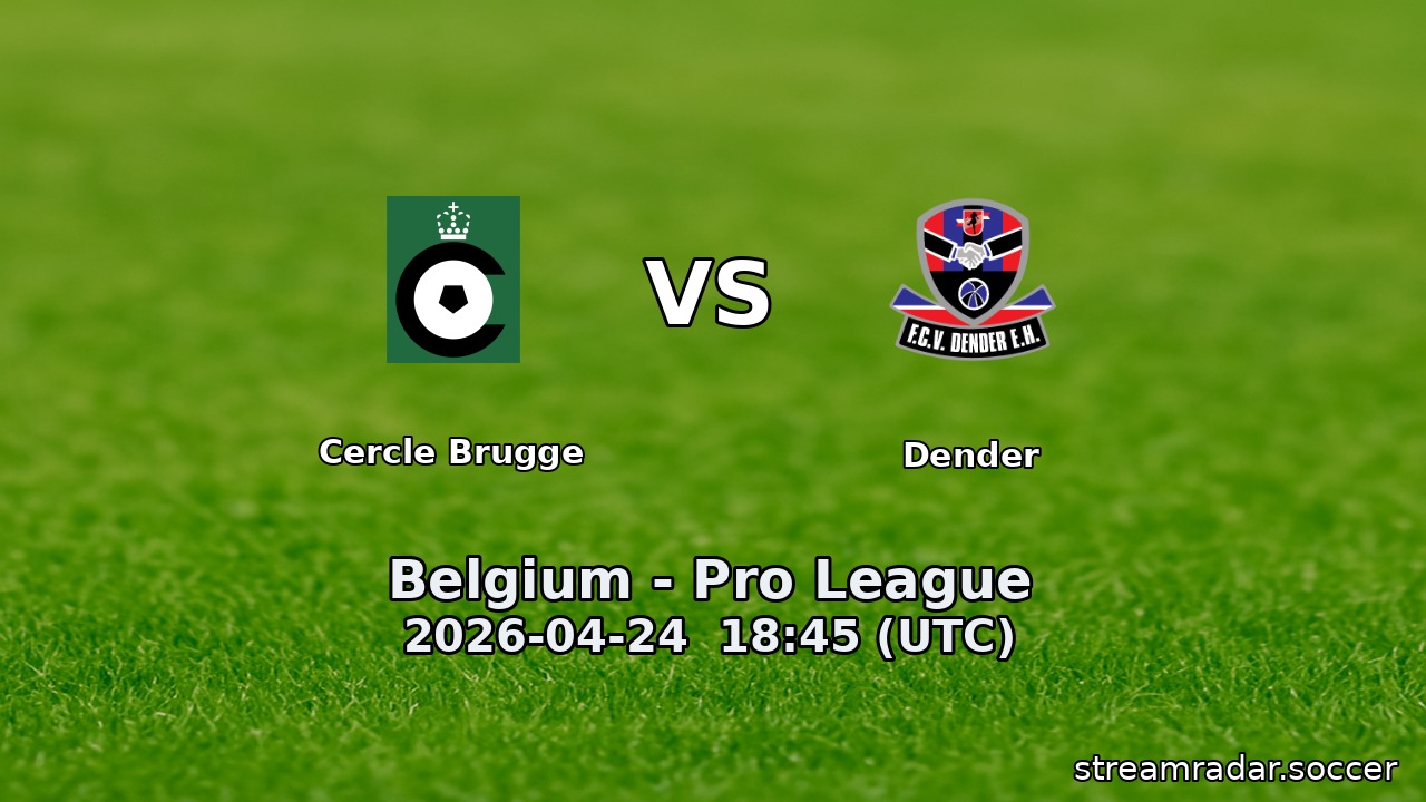 Cercle Brugge vs Dender