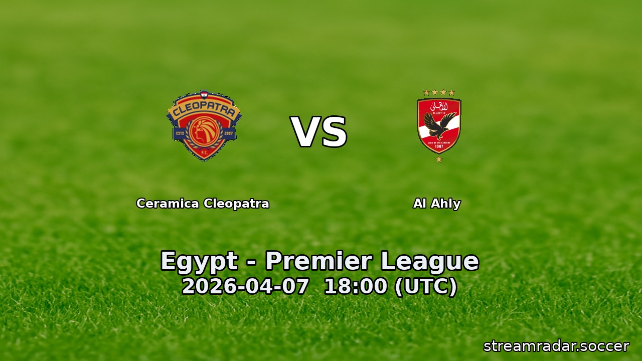 Ceramica Cleopatra vs Al Ahly