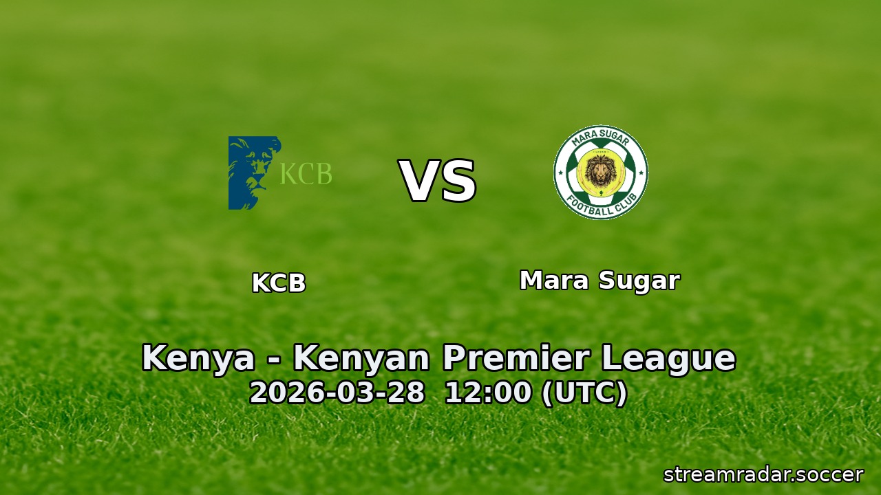 KCB vs Mara Sugar