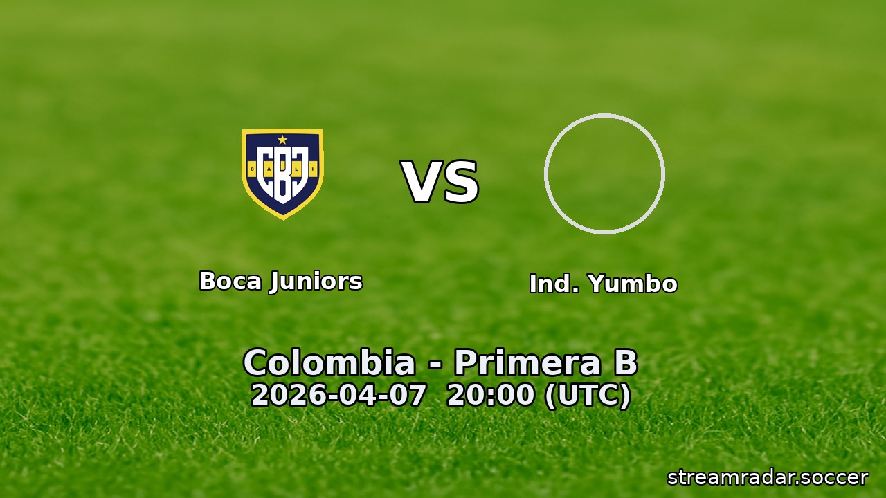 Boca Juniors vs Ind. Yumbo