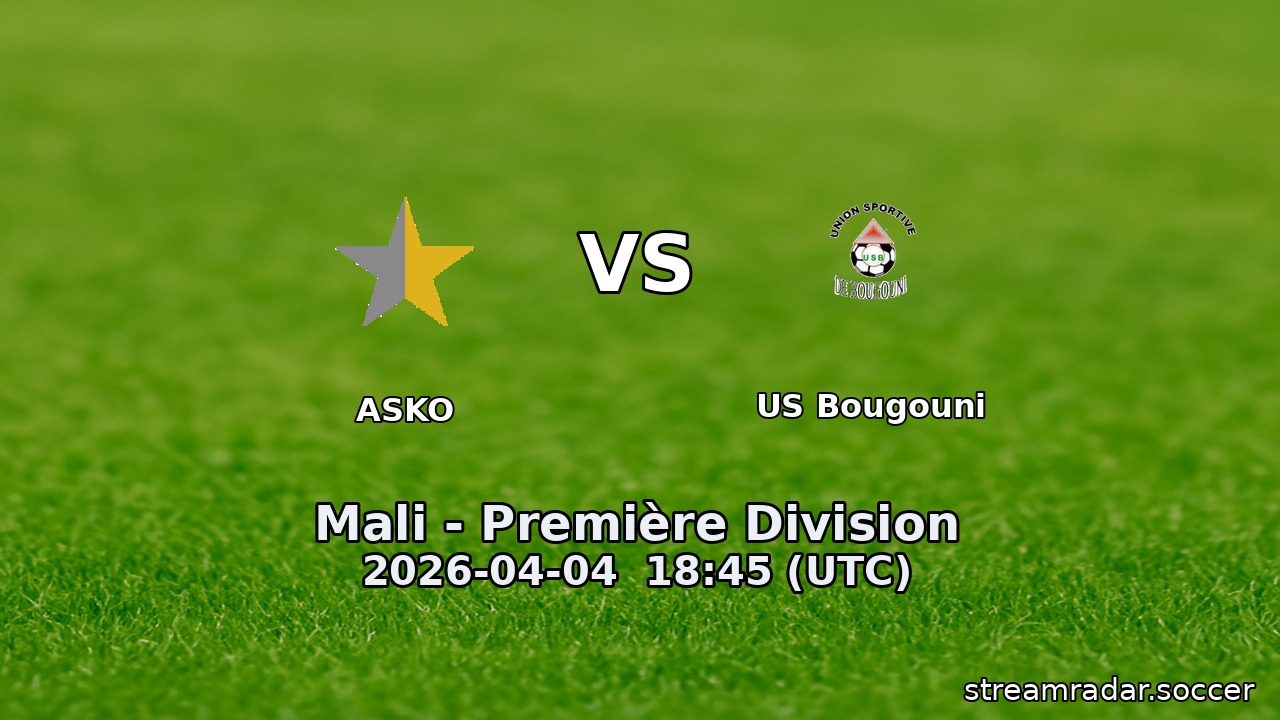 ASKO vs US Bougouni