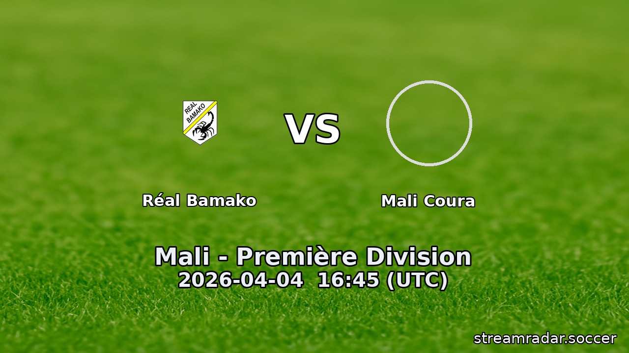 Réal Bamako vs Mali Coura