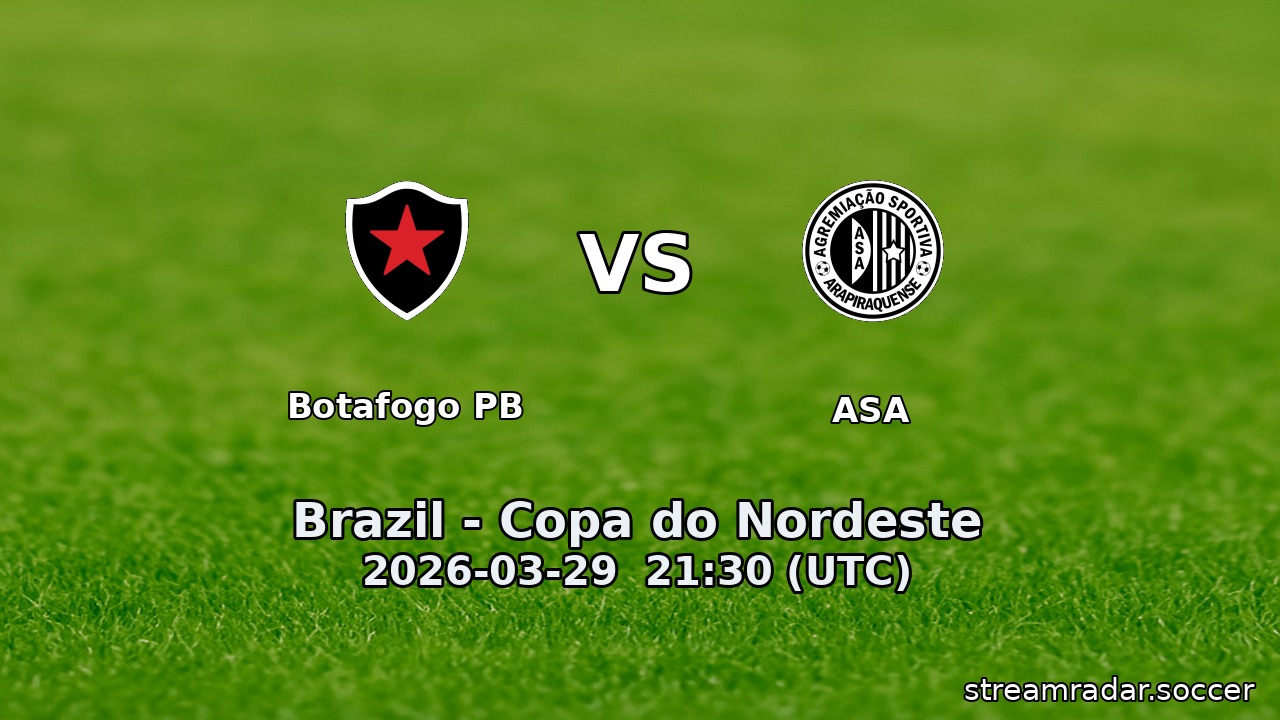 Botafogo PB vs ASA
