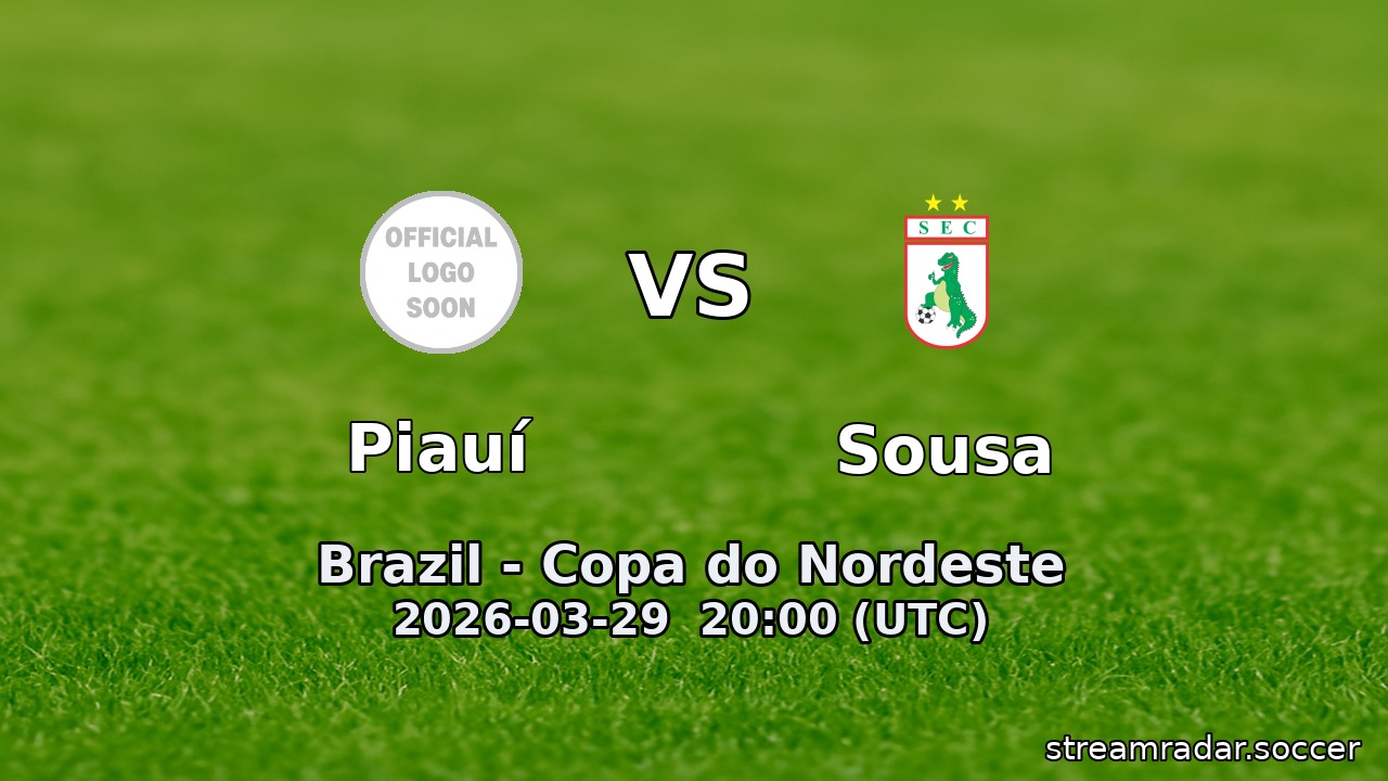 Piauí vs Sousa