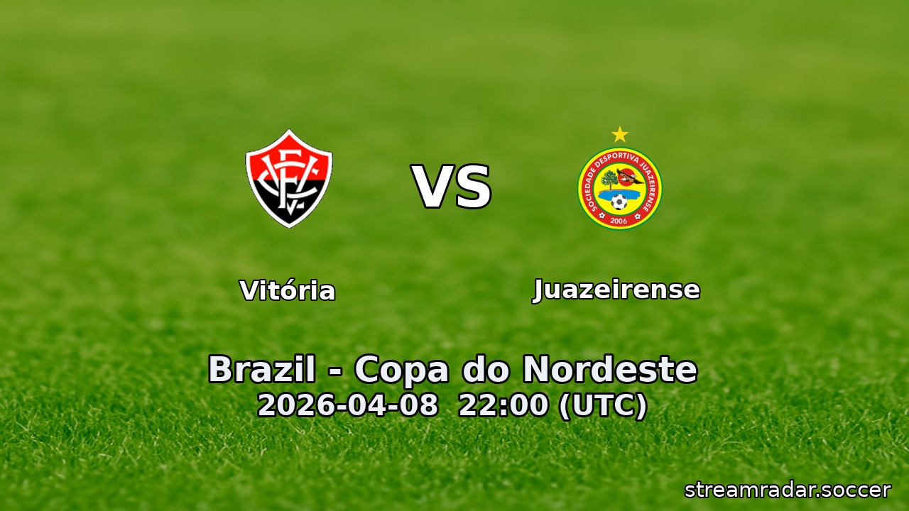 Vitória vs Juazeirense