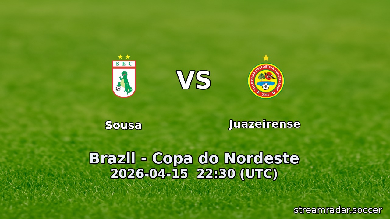 Sousa vs Juazeirense