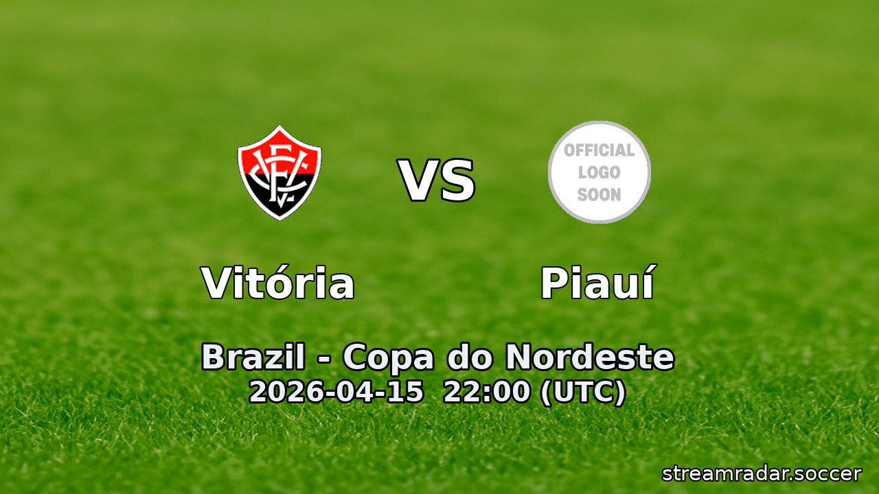 Vitória vs Piauí