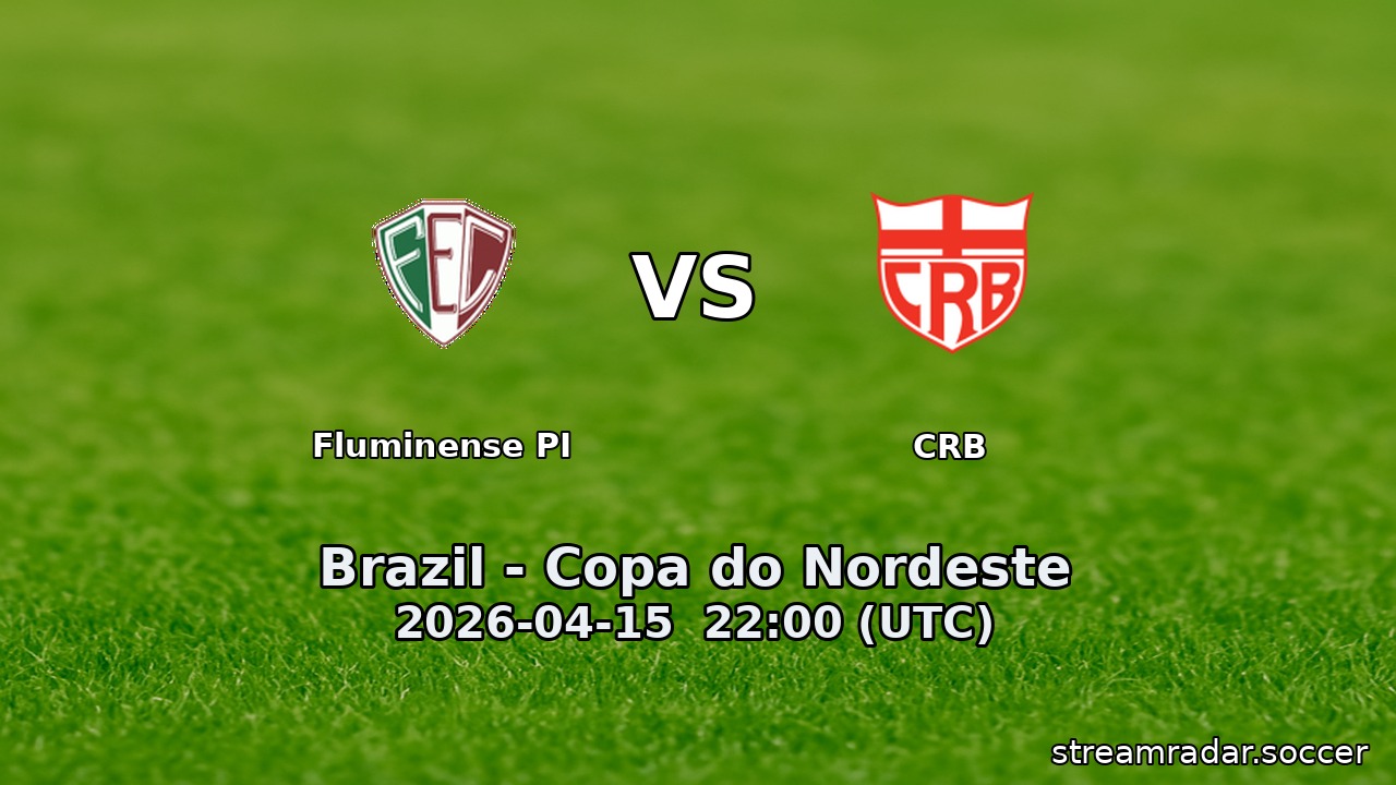 Fluminense PI vs CRB