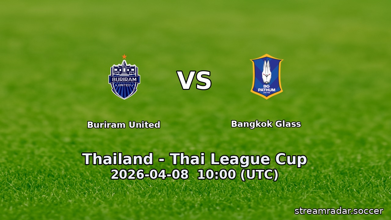Buriram United vs Bangkok Glass