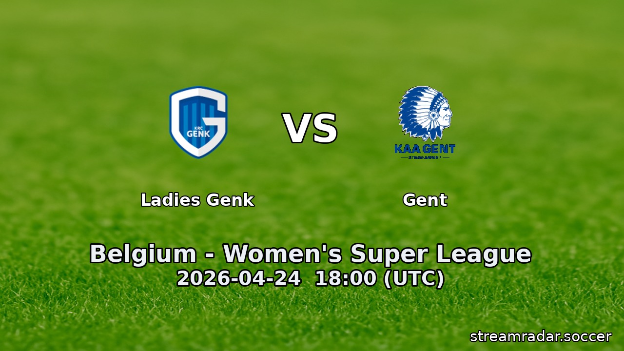 Ladies Genk vs Gent