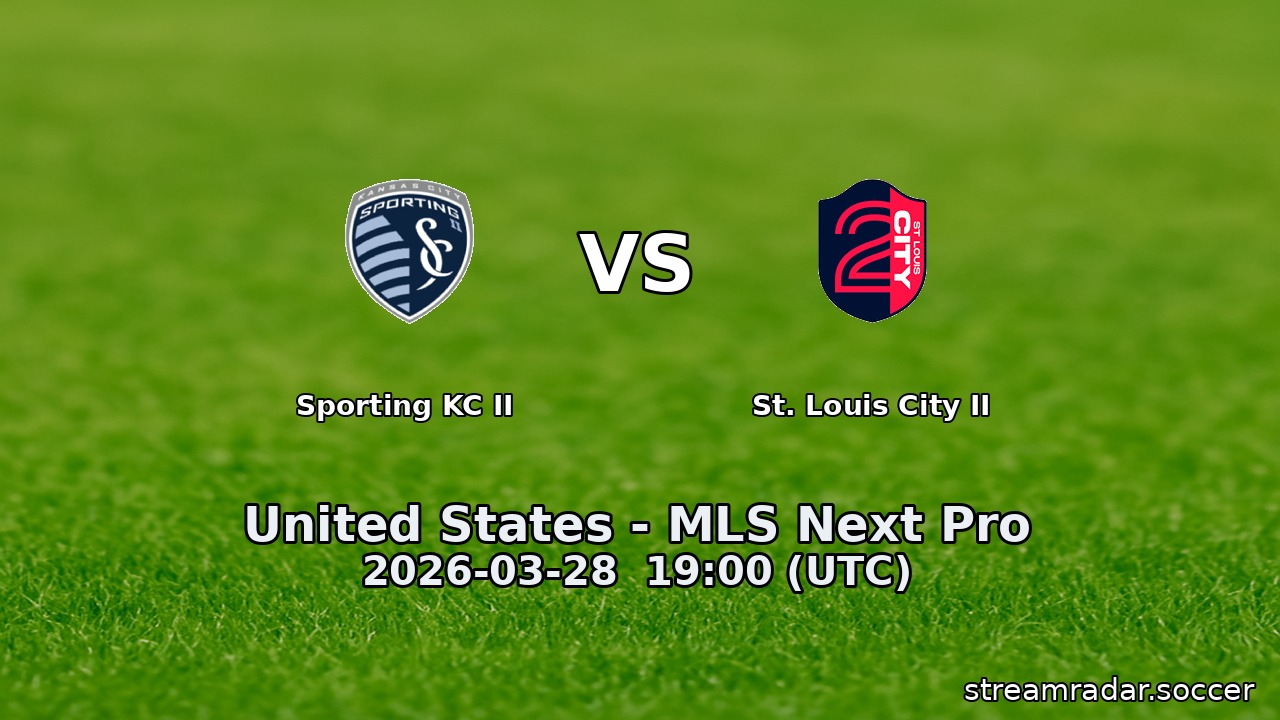 Sporting KC II vs St. Louis City II