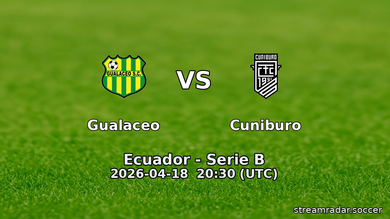 Gualaceo vs Cuniburo
