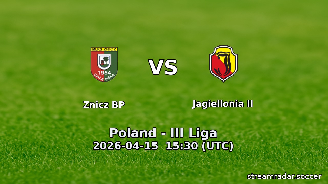 Znicz BP vs Jagiellonia II