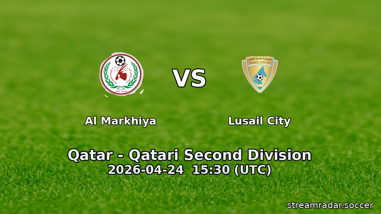 Al Markhiya vs Lusail City