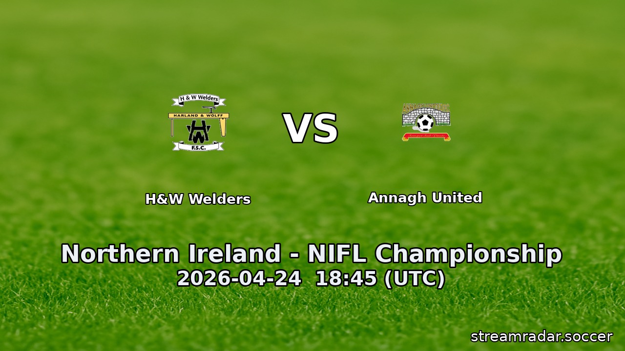 H&W Welders vs Annagh United