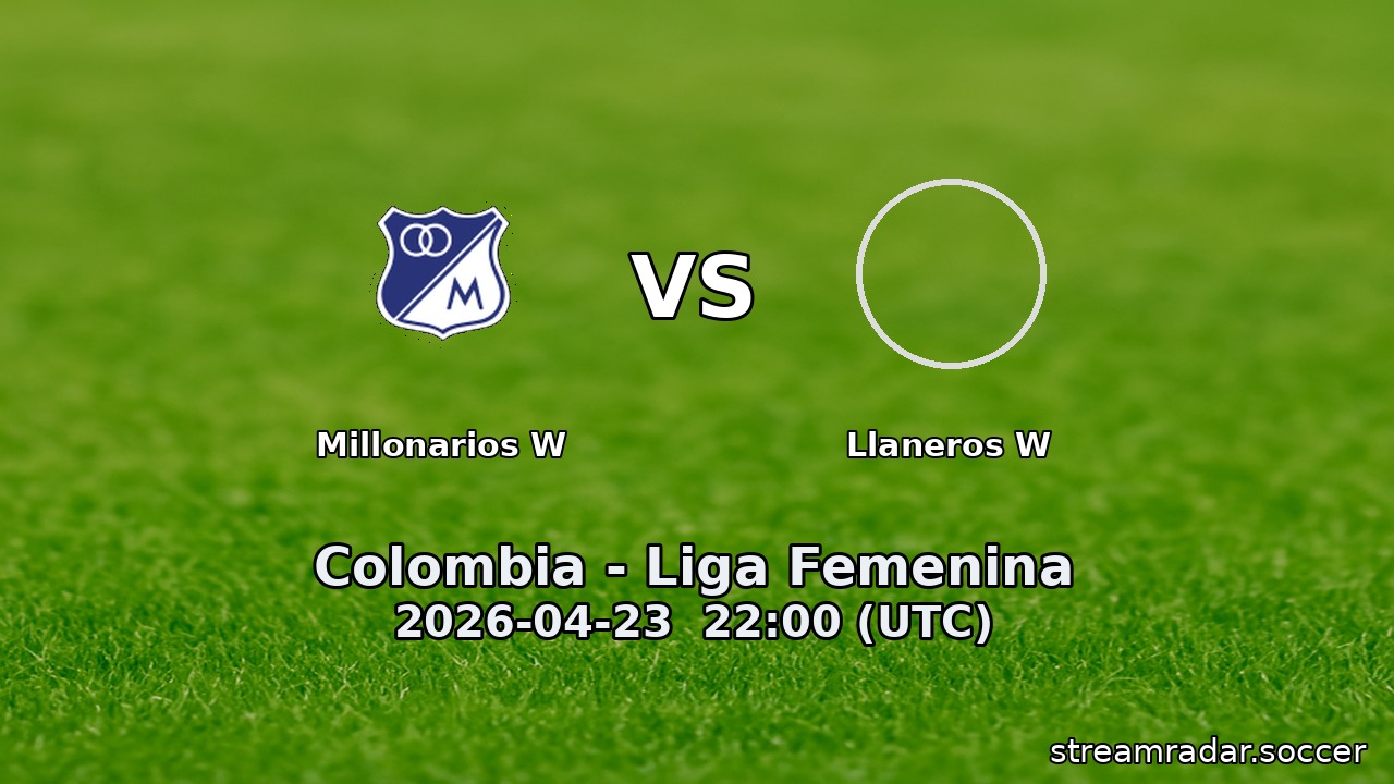 Millonarios W vs Llaneros W