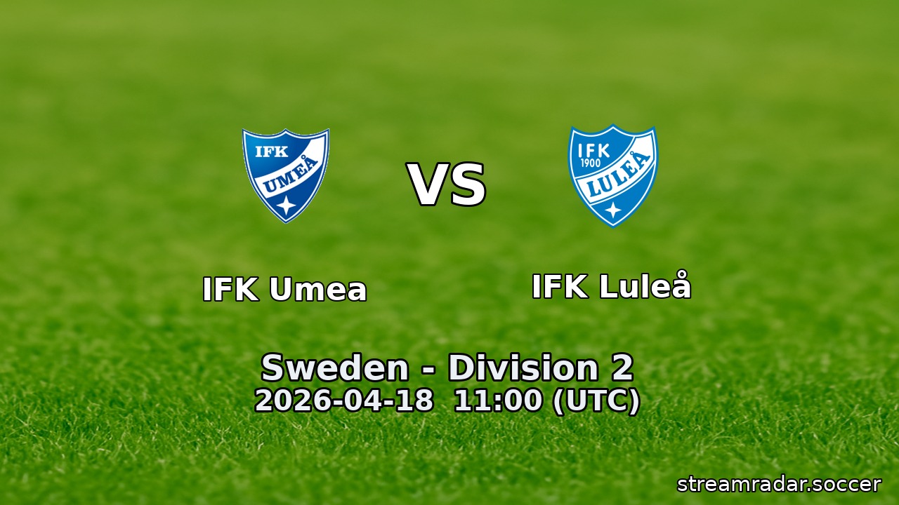 IFK Umea vs IFK Luleå
